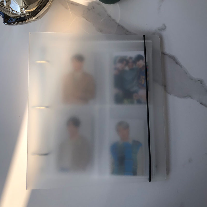 Kpop Photo Card Binder 3 Inch - Carpeta de álbum A5 de 3