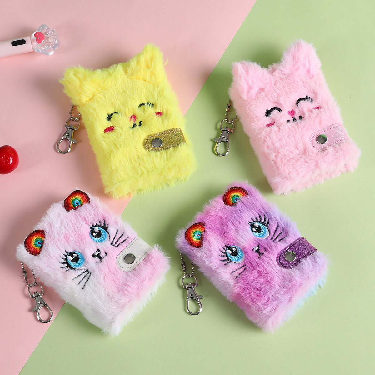 Stationery Books - Lindo cuaderno de felpa de gato