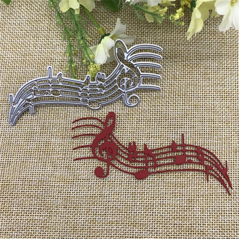 Blank Sheet Music Notebook - 1/2 piezas de troqueles de corte