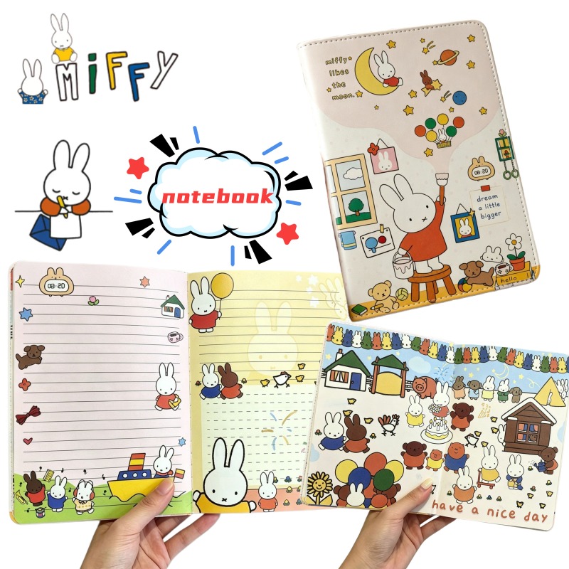 Stationery Books - Nuevo Cuaderno B6 Miffy con Páginas