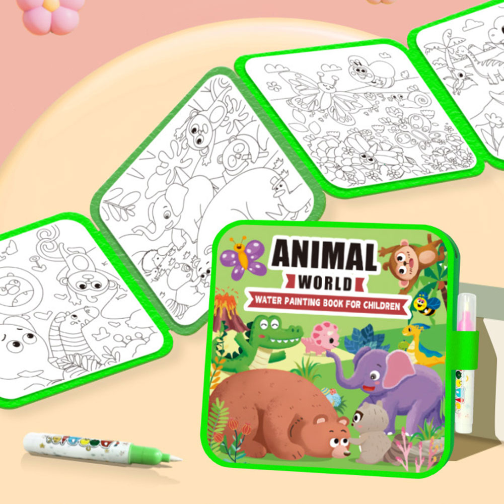 Reusable Water Magic Coloring Book - Libros mágicos para colorear en agua
