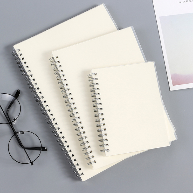 A5 Spiral Dotted Grid Notebook - Cuaderno de bobina de libro en