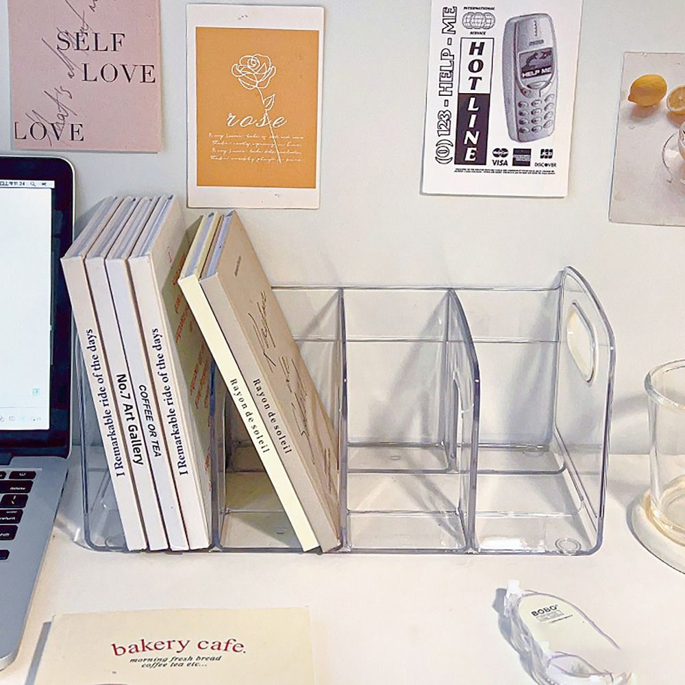 Clear Acrylic Book Stand Holder - Sujetalibros portátiles de acrílico transparente con
