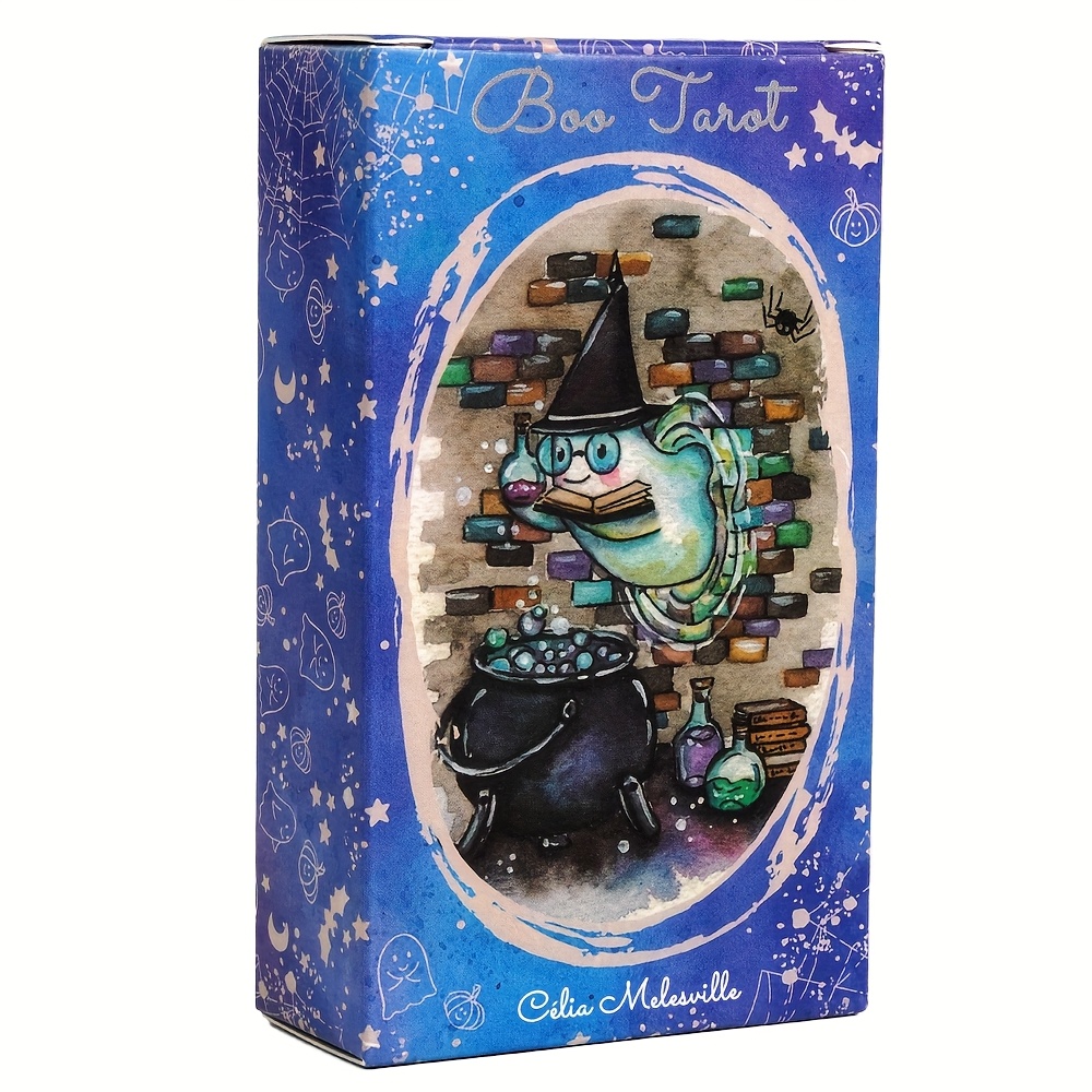 Tarot Deck With Guidebook - Boo Tarot Deck Fantasmas Tarjeta de