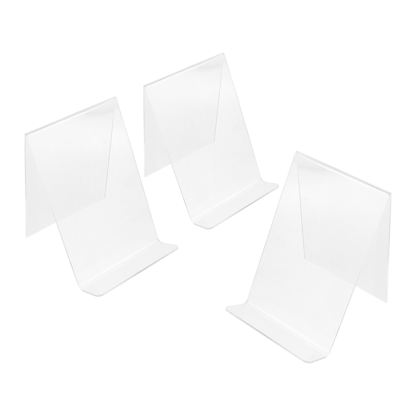 Clear Acrylic Book Stand Holder - 3 Soportes de Acrílico Transparente para