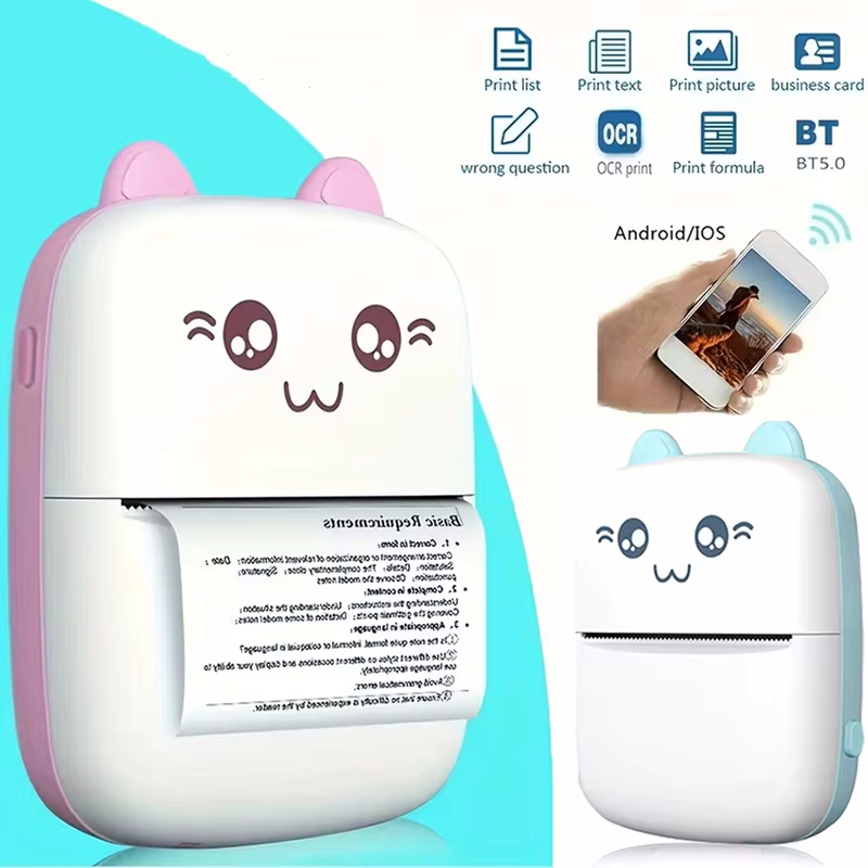 Mini impresora térmica portáti - Mini Pocket Thermal Printer Paper Roll reseña y precio