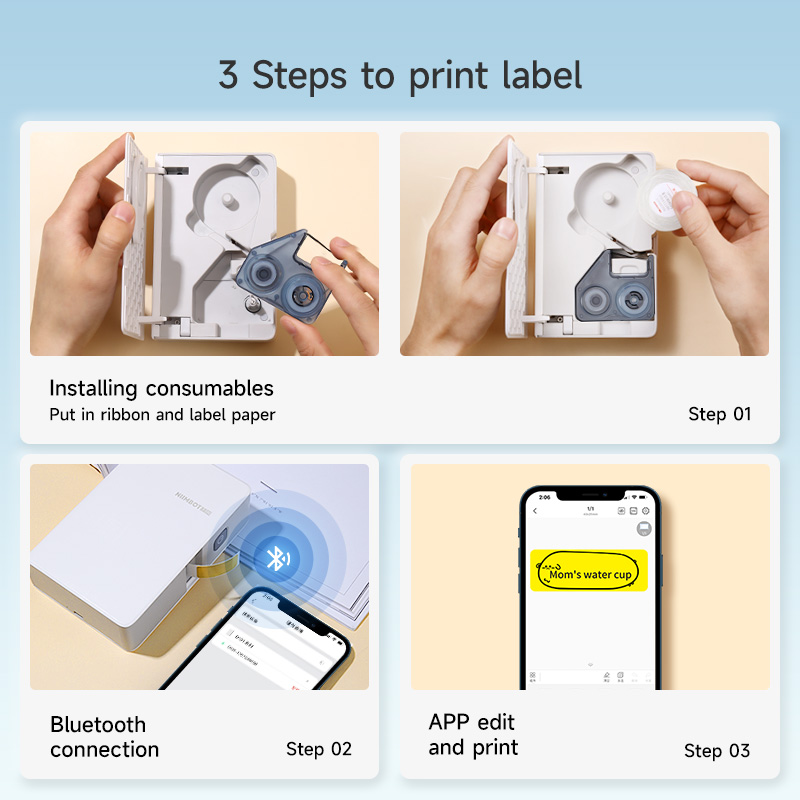 Niimbot N1/B18 impresora de et - Mini Pocket Thermal Printer Paper Roll reseña y precio
