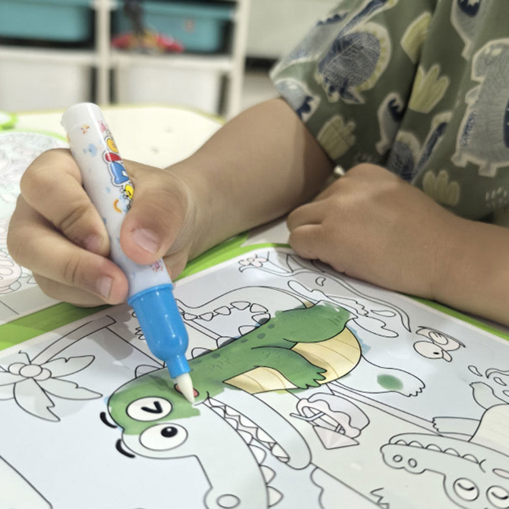 Libros mágicos para colorear e - Reusable Water Magic Coloring Book reseña y precio