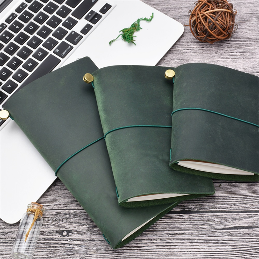 Cuaderno de viajero de cuero g - Vintage Leather Journal Notebook reseña y precio