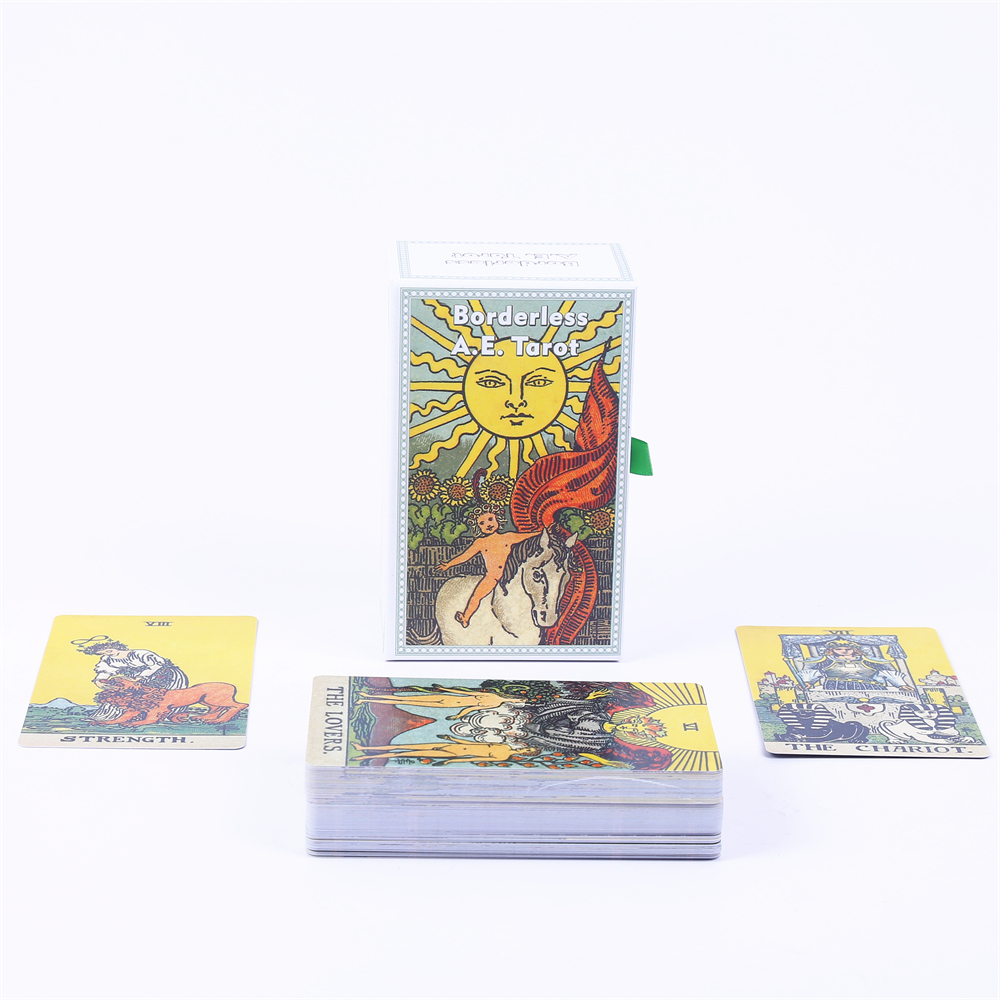 12*7cm sin bordes A.E. Baraja  - Tarot Deck With Guidebook reseña y precio