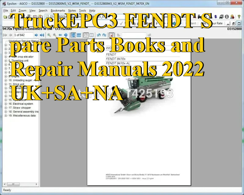 TruckEPC3 FENDT Repuestos Libr - Books reseña y precio