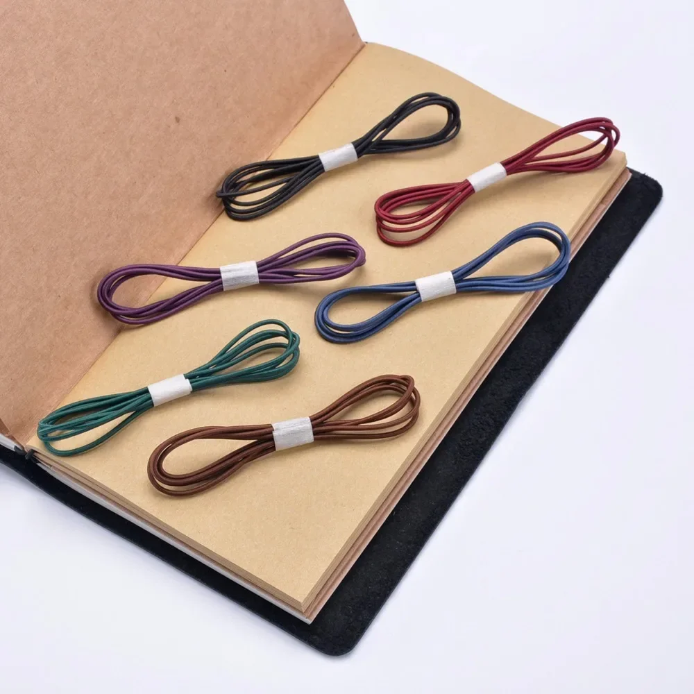 Banda elástica de goma para re - Vintage Leather Journal Notebook reseña y precio