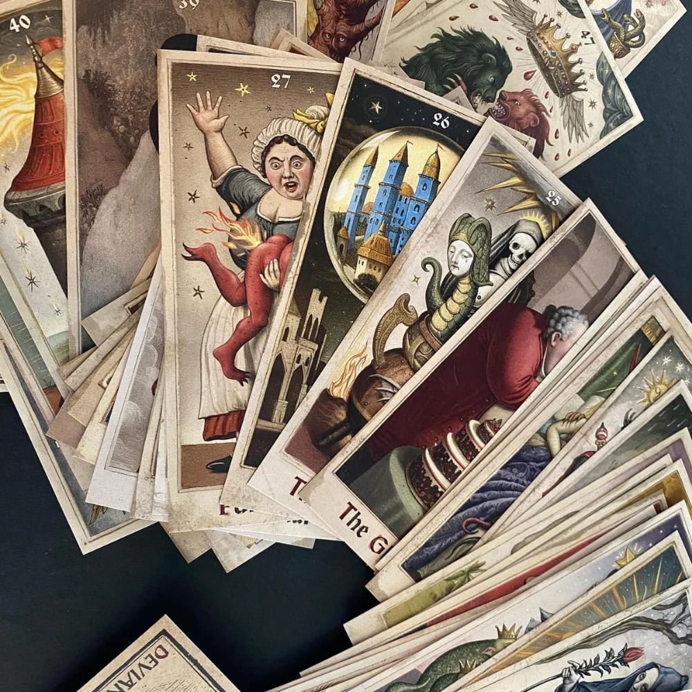 6*12cm The Zammer Twins 1a edi - Tarot Deck With Guidebook reseña y precio